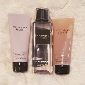 Victoria's Secret Scandalous Body Lotion, Wash & Mist